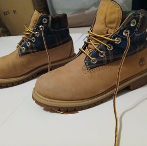 Timberland Heritage Waterproof Nubuck Plaid and Camo S 3